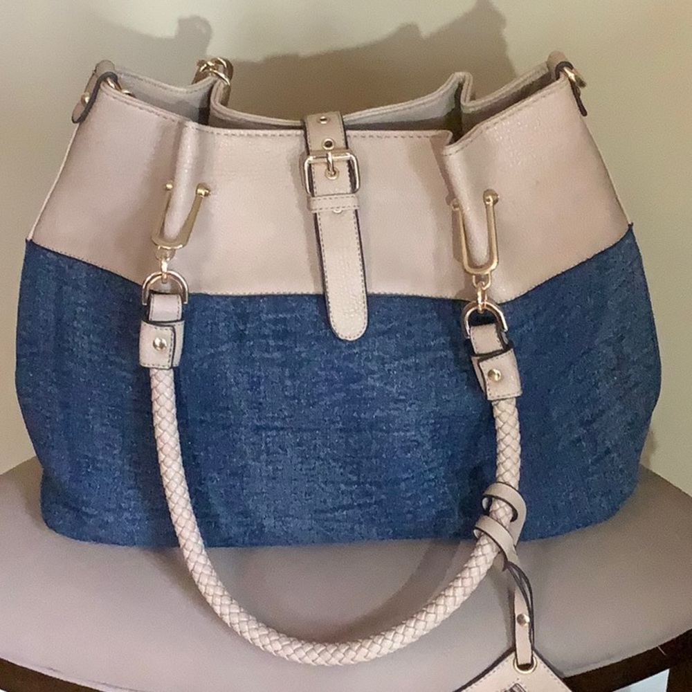 Black Rivet Large Handbag